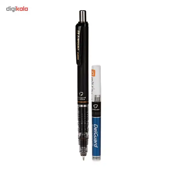 مداد نوکی 0.5 میلی متری زبرا مدل Delguard به همراه نوک 0.5 میلی متری