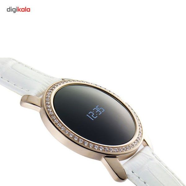 مچ بند هوشمند مای کرونوز مدل Zecircle Swarovski Pink Gold -  - 5
