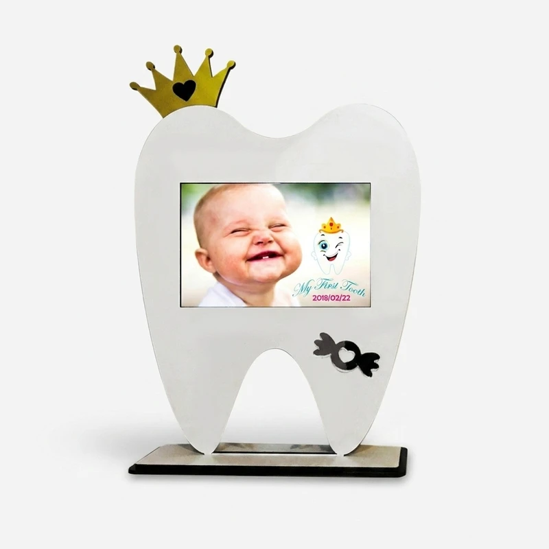 گیفت نوزادی طرح دندونی مدل MKids05A بسته 12 عددی