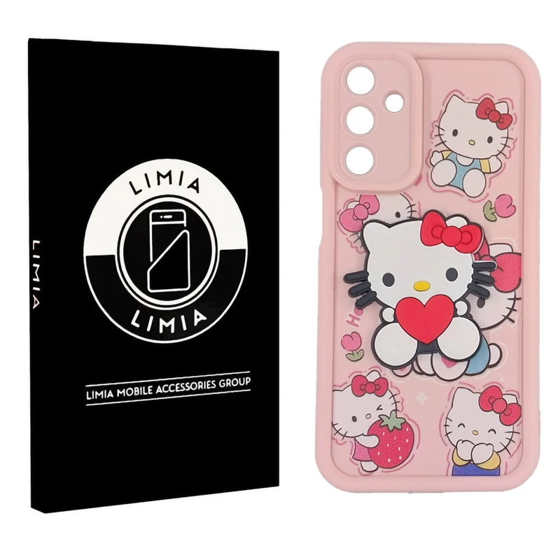 کاور لیمیا مدل سولید لنزدار طرح عروسکی برجسته مناسب برای گوشی موبایل سامسونگ Galaxy A15