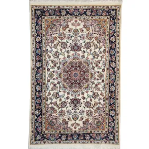 فرش دستبافت یک و نیم متری طرح لچک ترنج 9لا کد 1151