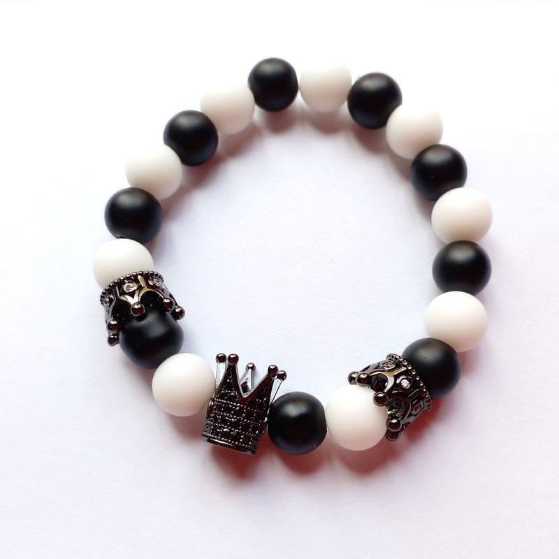 دستبند دخترانه مدل تاج کد HC075