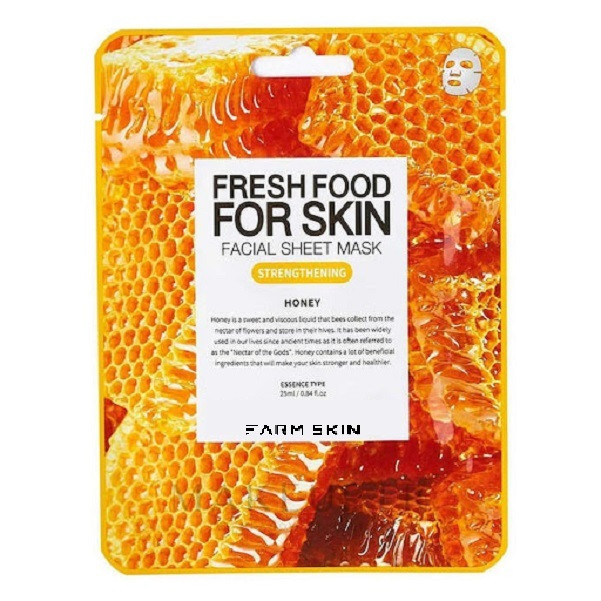 ماسک صورت فارم اسکین مدل Honey حجم 25 میلی لیتر ماسک صورت فارم اسکین مدل Honey حجم 25 میلی لیتر