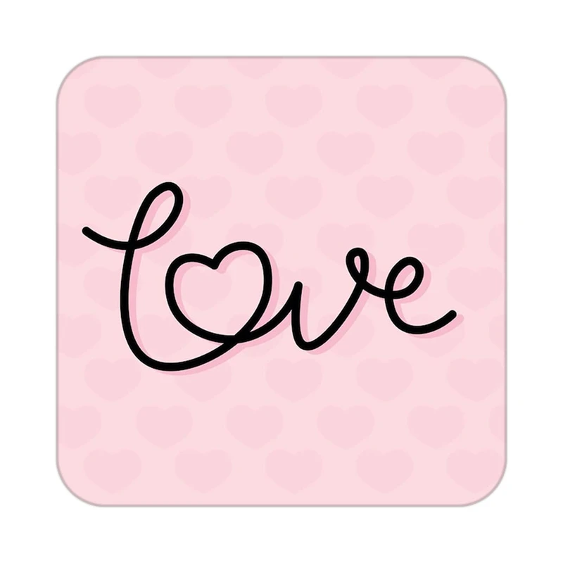 زیر لیوانی کاکتی طرح عاشقانه مدل mp38988