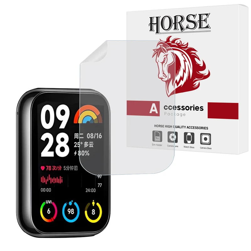 محافظ صفحه نمایش هورس مدل NNOH20 مناسب برای ساعت هوشمند شیائومی Mi band 8 Pro