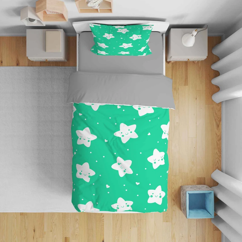 سرویس روتختی مدل ستاره 5349 تک نفره 5 تکه