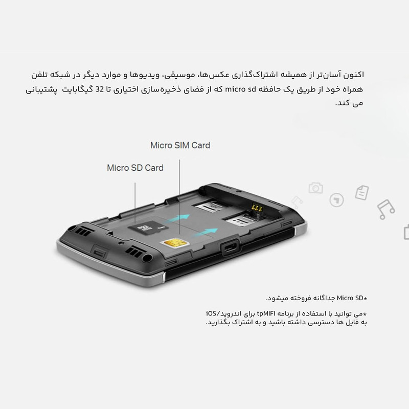 مودم 4G قابل حمل تی پی-لینک مدل M7650_V1