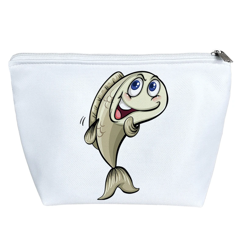 کیف لوازم آرایش دخترانه خندالو مدل ماهی کد 6164