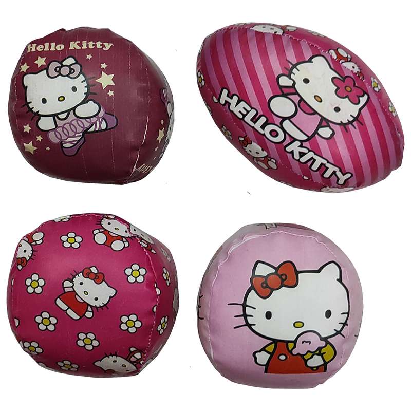 توپ بازی طرح کیتی مدل Sport بسته 4 عددی