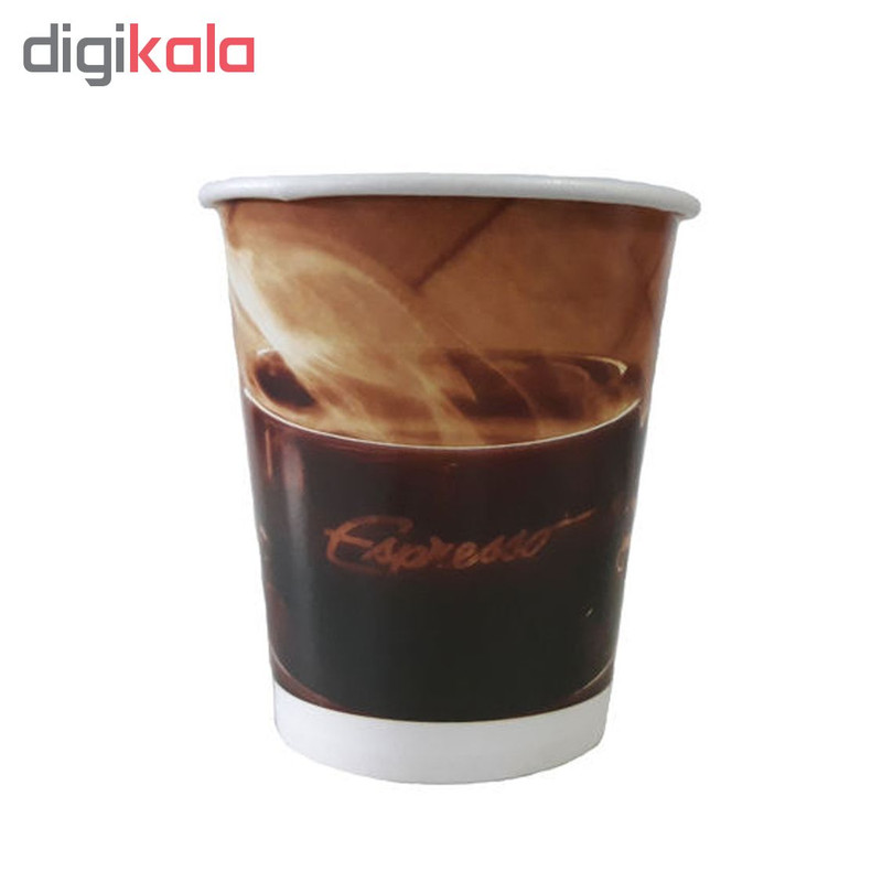 لیوان یکبار مصرف کاغذی الین پلاست مدل KGH3-100 بسته 100 عددی