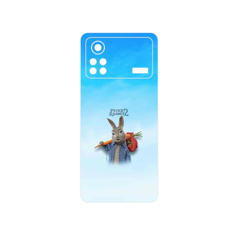 برچسب پوششی ماهوت مدل Peter Rabbit مناسب برای گوشی موبایل شیائومی Poco X4 Pro 5G