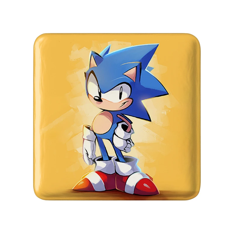 مگنت خندالو طرح سونیک (Sonic) مدل مربعی کد 37034