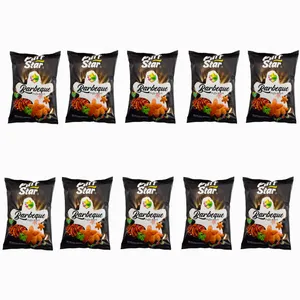  اسنک سویق پفی چهار جوانه پف استار - 50 گرم بسته 10 عددی 