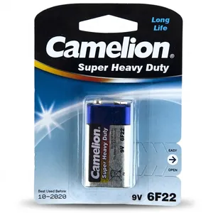 Camelion Super Heavy Duty 6F22 9V Battery