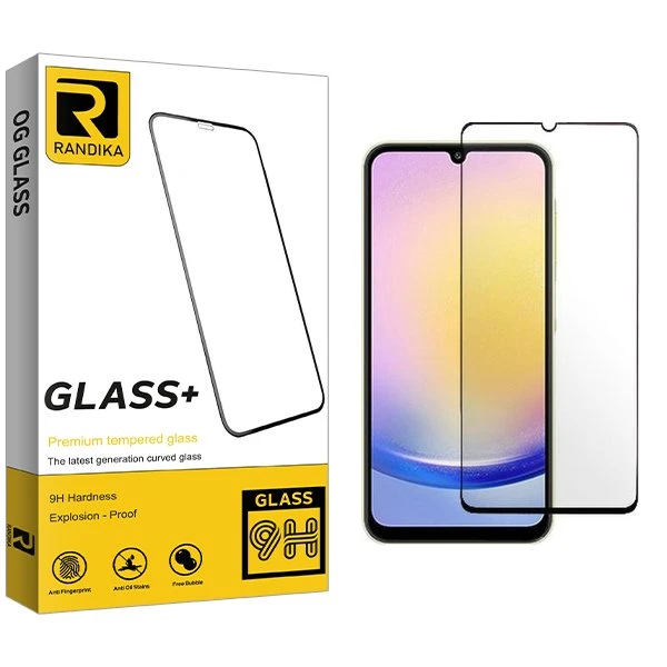 محافظ صفحه نمایش شیشه ای راندیکا مدل RK مناسب برای گوشی موبایل سامسونگ Galaxy A25