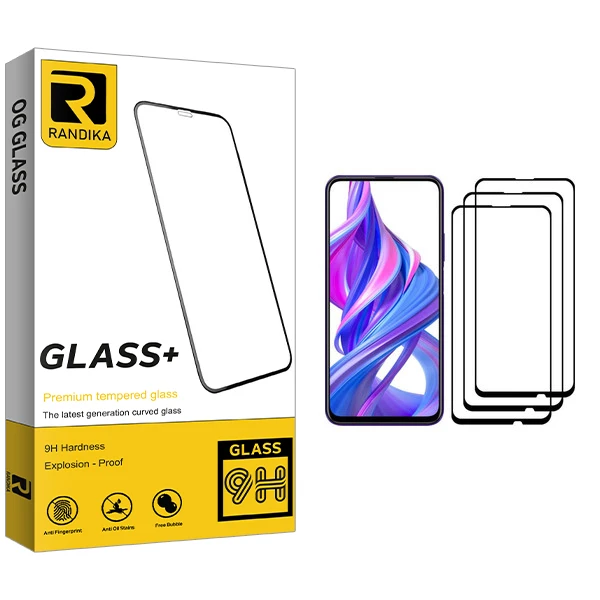 محافظ صفحه نمایش راندیکا مدل GLD مناسب برای گوشی موبایل آنر 9X Pro بسته سه عددی