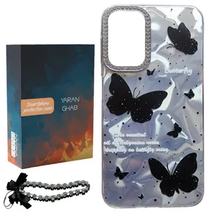 کاور قاب یاران مدل butterfly مناسب برای گوشی موبایل سامسونگ Galaxy A52 / A52 5G / A52s 5G به همراه بنداویز