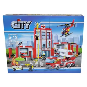 ساختنی ایستگاه و ماشین اتش نشانی مدل CITY کد 6064111111