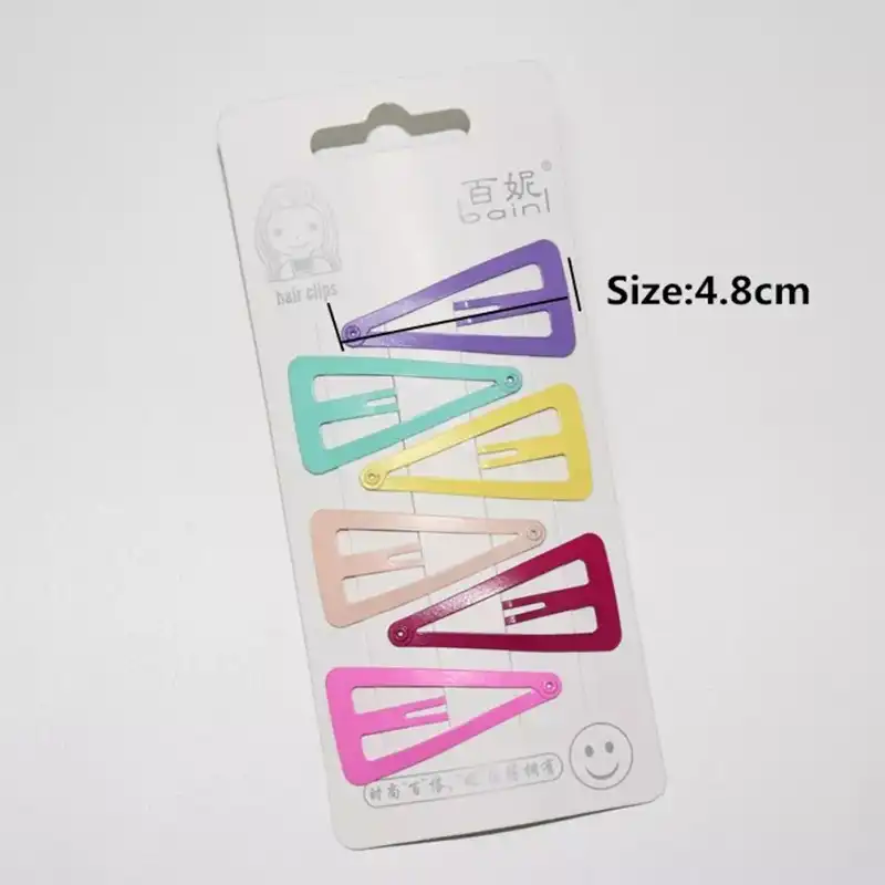 گیره مو زنانه مدل تق تقی کد M بسته 6 عددی