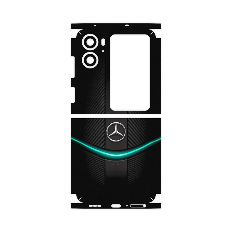 برچسب پوششی ماهوت مدل Mercedes_Benz-FullSkin مناسب برای گوشی موبایل اپو Find N2 Flip