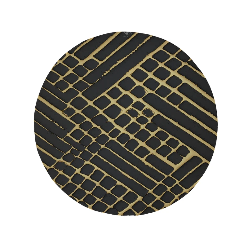 پادری مدل دایره طرح کلاسیک کد 8790 سایز 90 × 90 سانتی متر