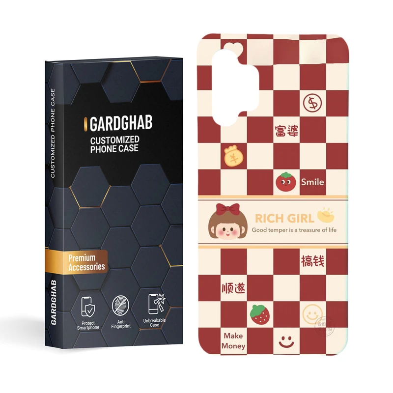  کاور گارد قاب مدل دخترانه مناسب برای گوشی موبایل سامسونگ Galaxy A32 4g