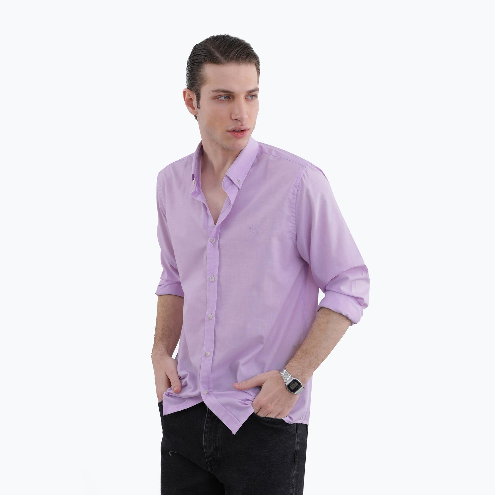 پیراهن آستین بلند مردانه پاتن جامه مدل 102721020300256 -  - 2