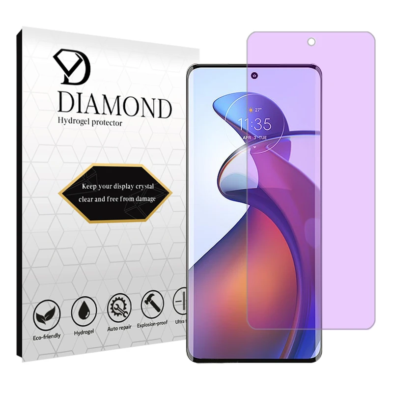 محافظ صفحه نمایش آنتی پرپل دیاموند مدل Tough مناسب برای گوشی موبایل موتورولا Edge 30 Fusion