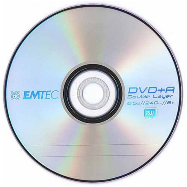 دی وی دی خام امتک مدل EMTEC DVD+R DL 8.5GB
