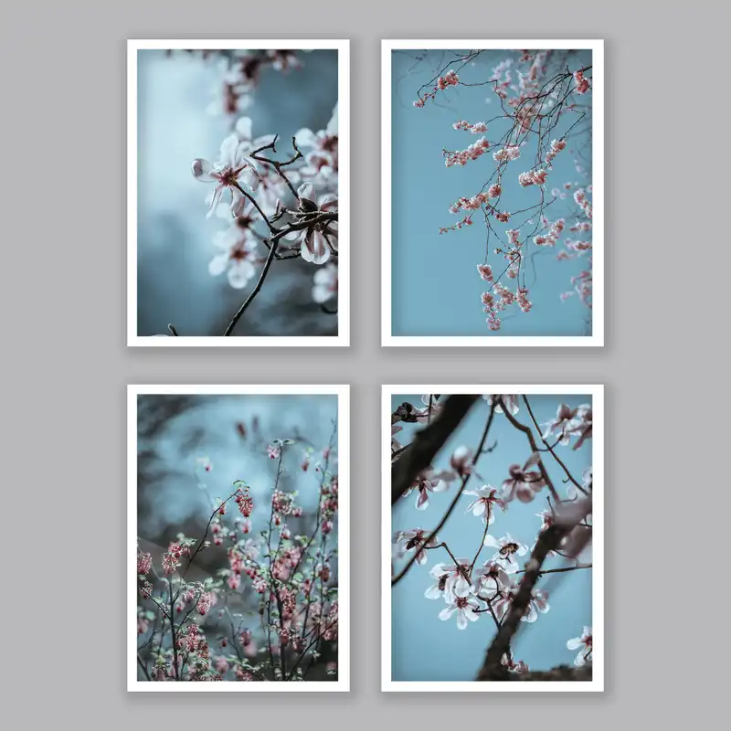 تابلو مدل طبیعت کد LA-G4020 مجموعه 4 عددی