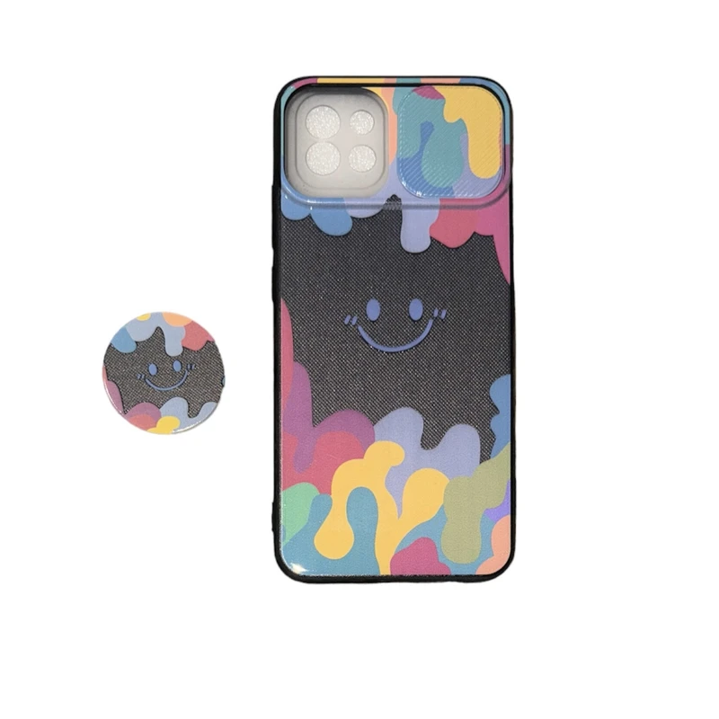 کاور مدل s1 مناسب برای گوشی موبایل سامسونگ Galaxy  A03  به همراه پاپ سوکت