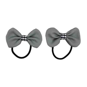 کش مو دخترانه مدل پاپیون کد 19 مجموعه 2 عددی