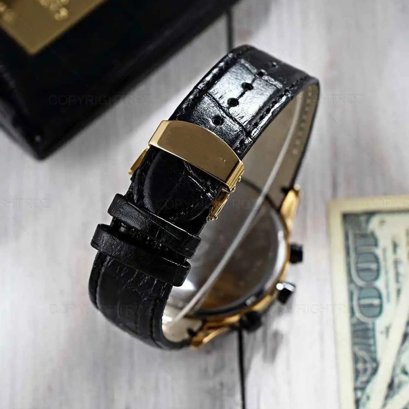 ساعت مچی عقربهای مردانه مدل بند چرمی تک موتوره کد Av-El-Ch 1 ساعت مچی عقربهای مردانه مدل بند چرمی تک موتوره کد Av-El-Ch 1