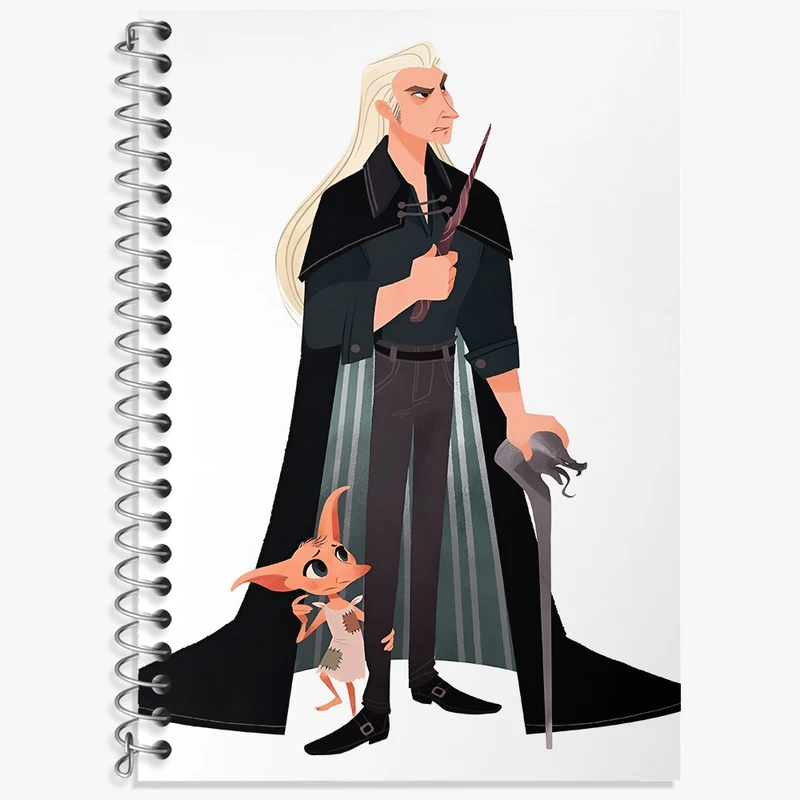 دفتر نت موسیقی 50 برگ خندالو طرح لوسیوس هری پاتر (Harry Potter) کد N2457