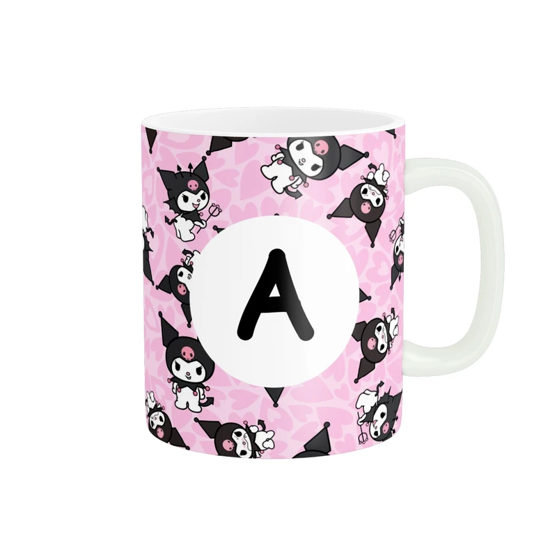 ماگ پاد آفرین مدل اسم شخصی فانتزی طرح اول اسم حرف A کد p11422