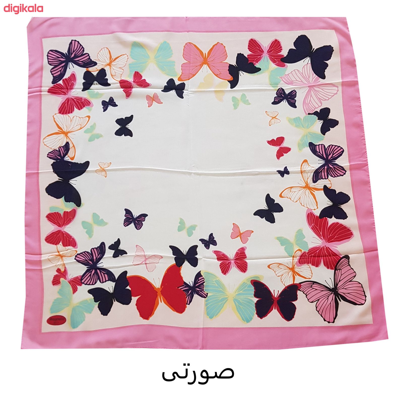 روسری دخترانه طرح پروانه کد san_022 main 1 7