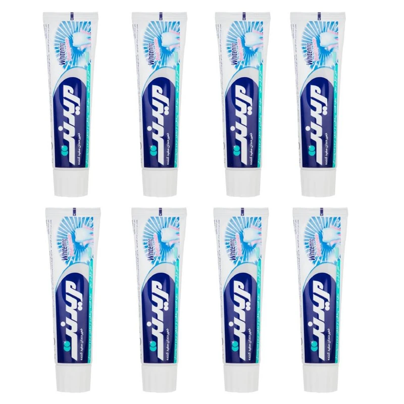 خمیر دندان مریدنت مدل Extra Whitening حجم 130 میلی لیتر بسته 8 عددی