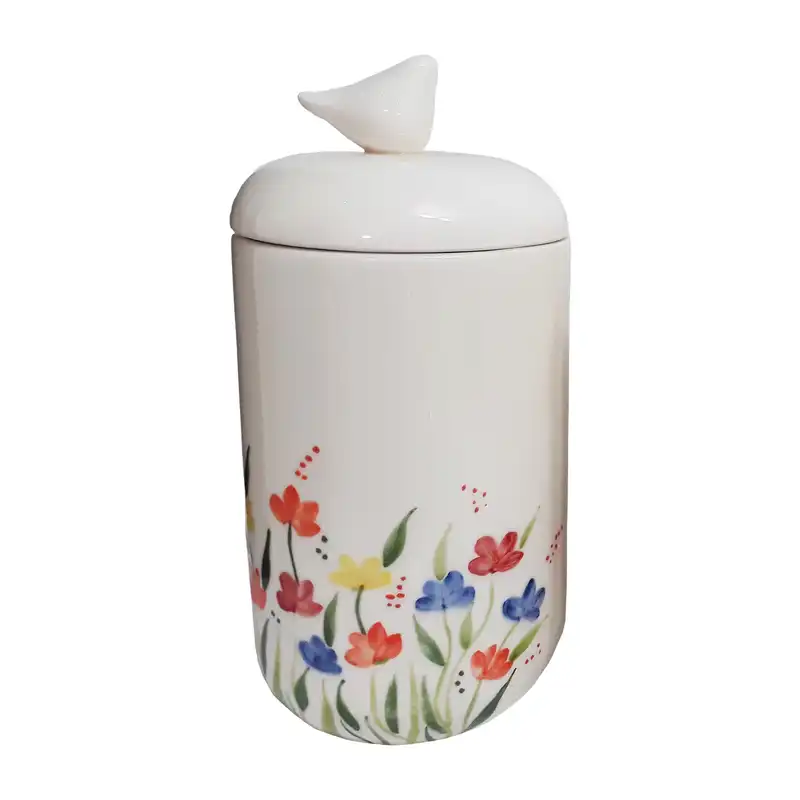 بانکه سرامیکی طرح گل کد ZP55 مجموعه 3 عددی