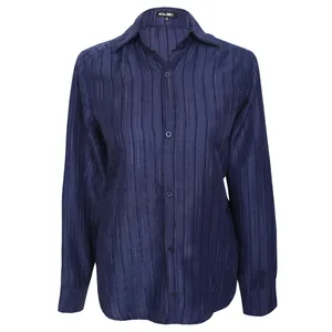 شومیز آستین بلند یقه برگردان زنانه مدل  Z505db