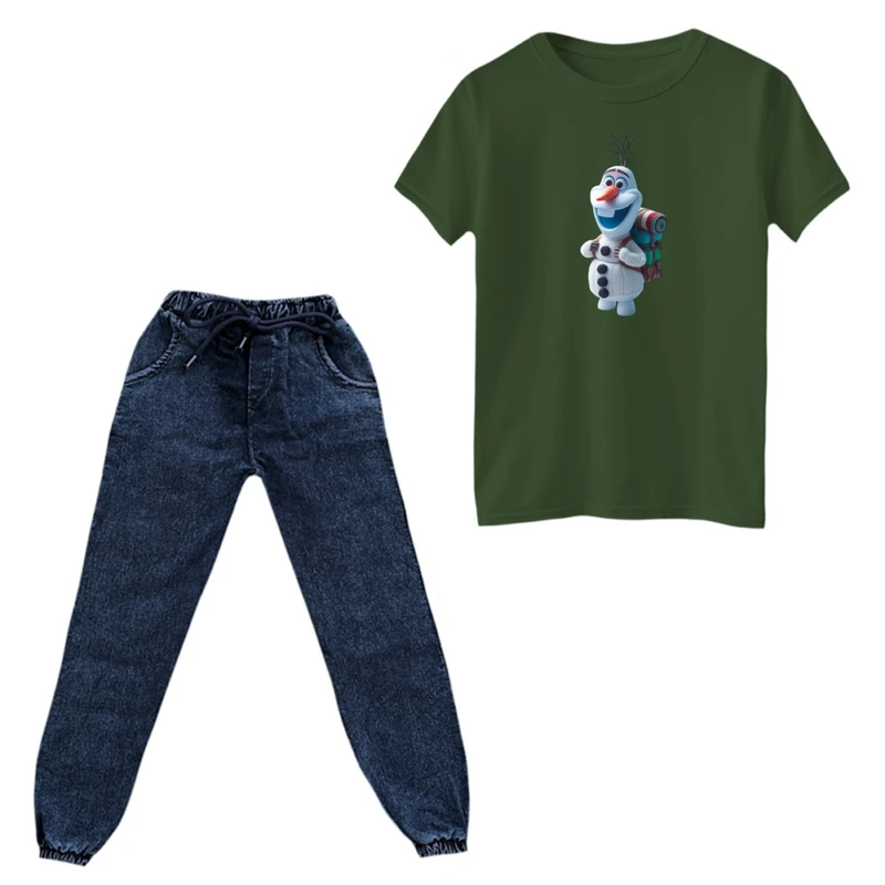 ست تی‌شرت و شلوار پسرانه کد 9