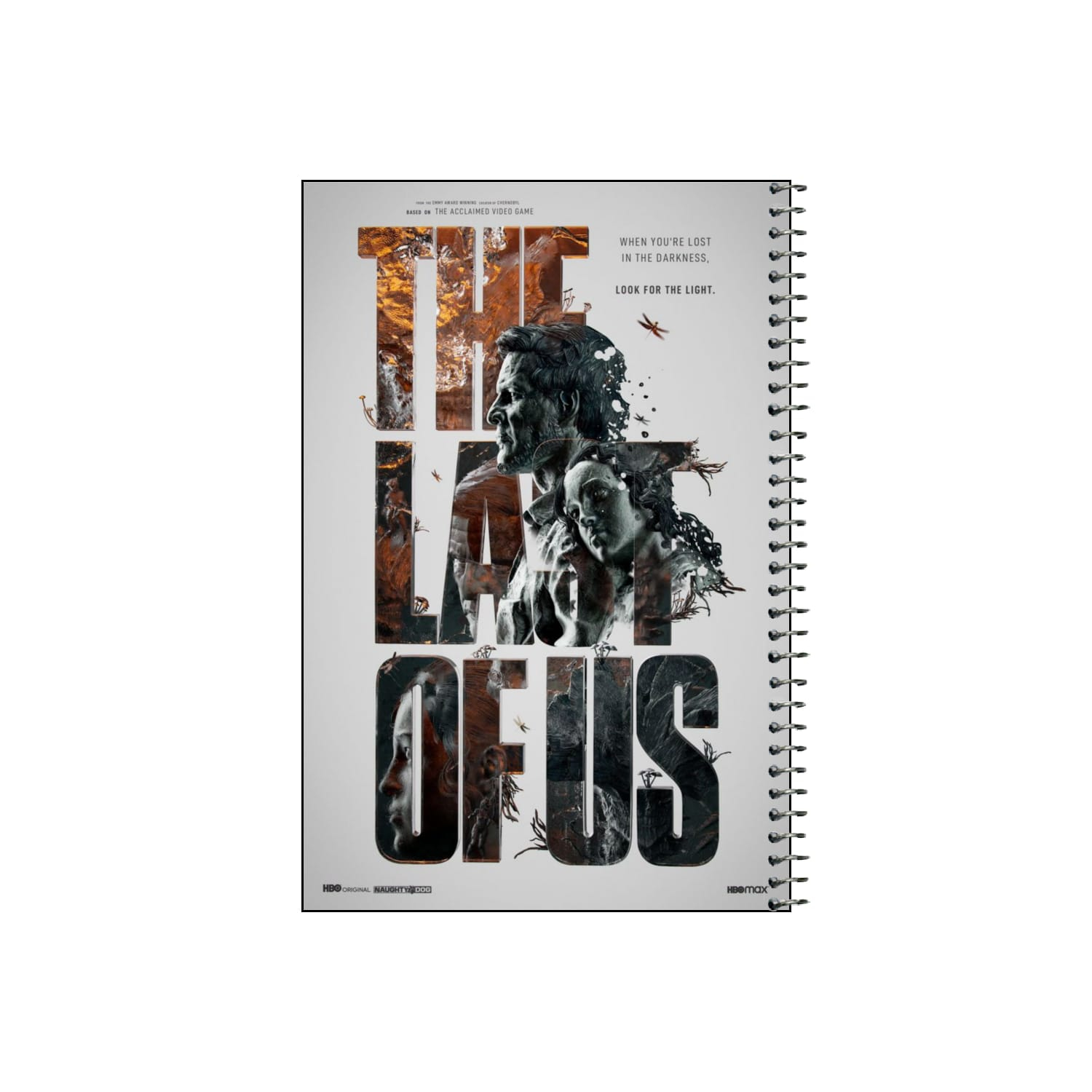دفتر نقاشی 50 برگ سیمی مدل last of us کد 14