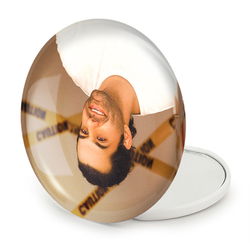 آینه جیبی خندالو طرح رضا بهرام مدل تاشو کد 4005