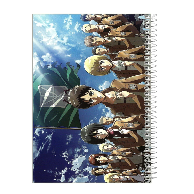 دفتر نقاشی 40برگ طرح انیمه Attack on Titan مدل حمله به تایتان rt2