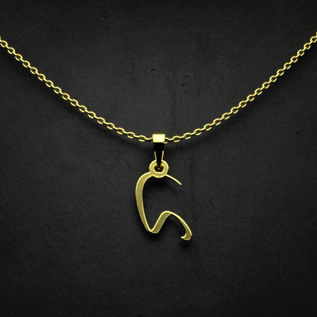 گردنبند طلا 18 عیار زنانه مدوپد مدل حرف ی کد I3-1-1556