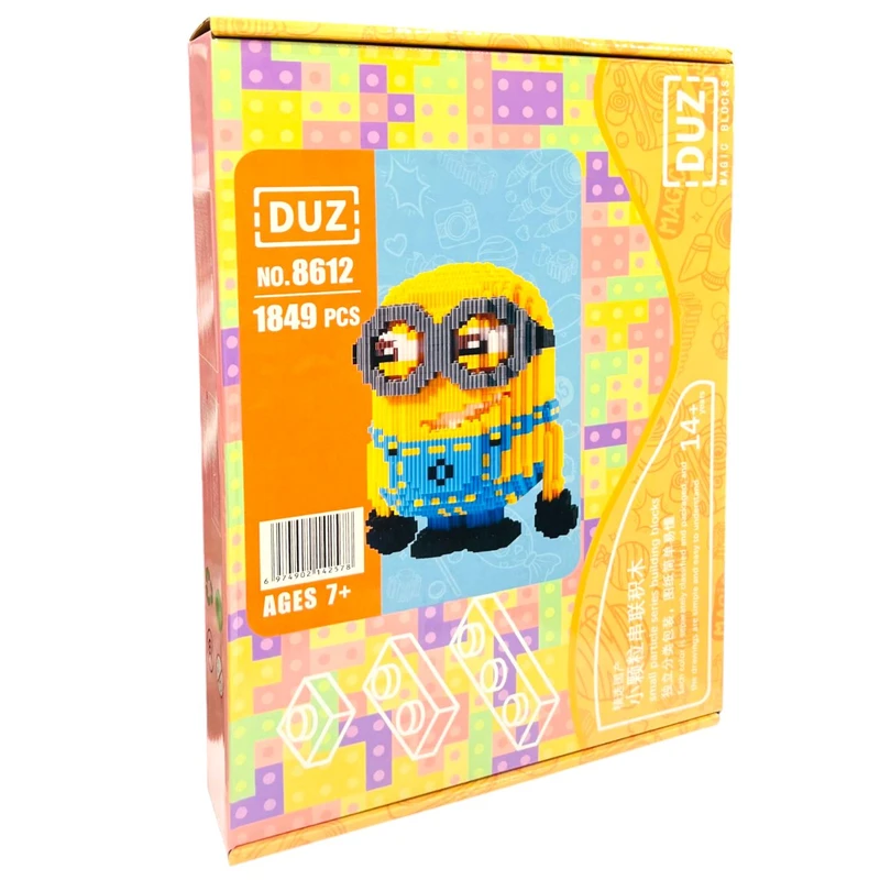 ساختنی 1849 تکه مدل مینیون دو چشم کد NO.8612