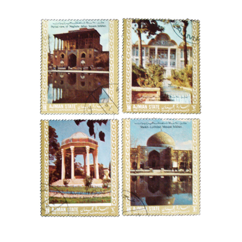 تمبر یادگاری مدل tarikhi3 کد 795 مجموعه 4 عددی 