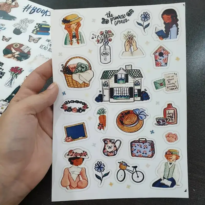 برچسب مدل دخترانه کد 02 بسته 2 عددی