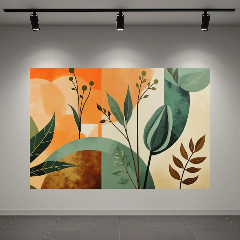 پوستر طرح برگ مدل مینیمال کد AR3060629