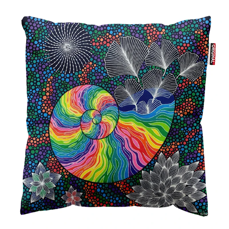 کوسن پاد آفرین مدل فانتزی طرح دریا کد PK403679 سایز 40*40 سانتی متر