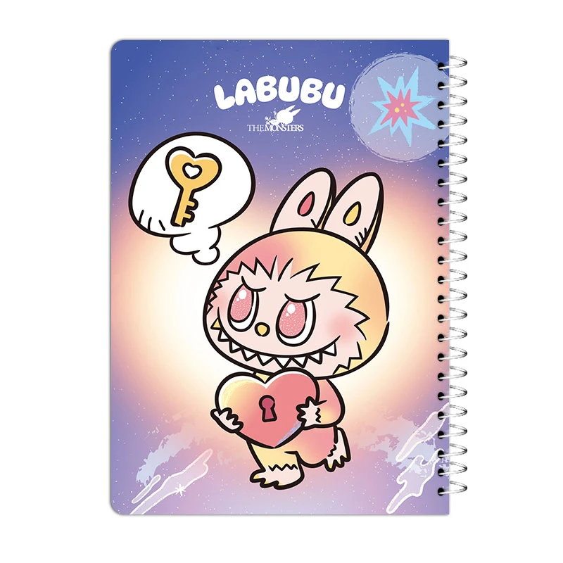 دفتر یادداشت 80 برگ آی چاپ مدل لبوبو طرح کلید کد 322